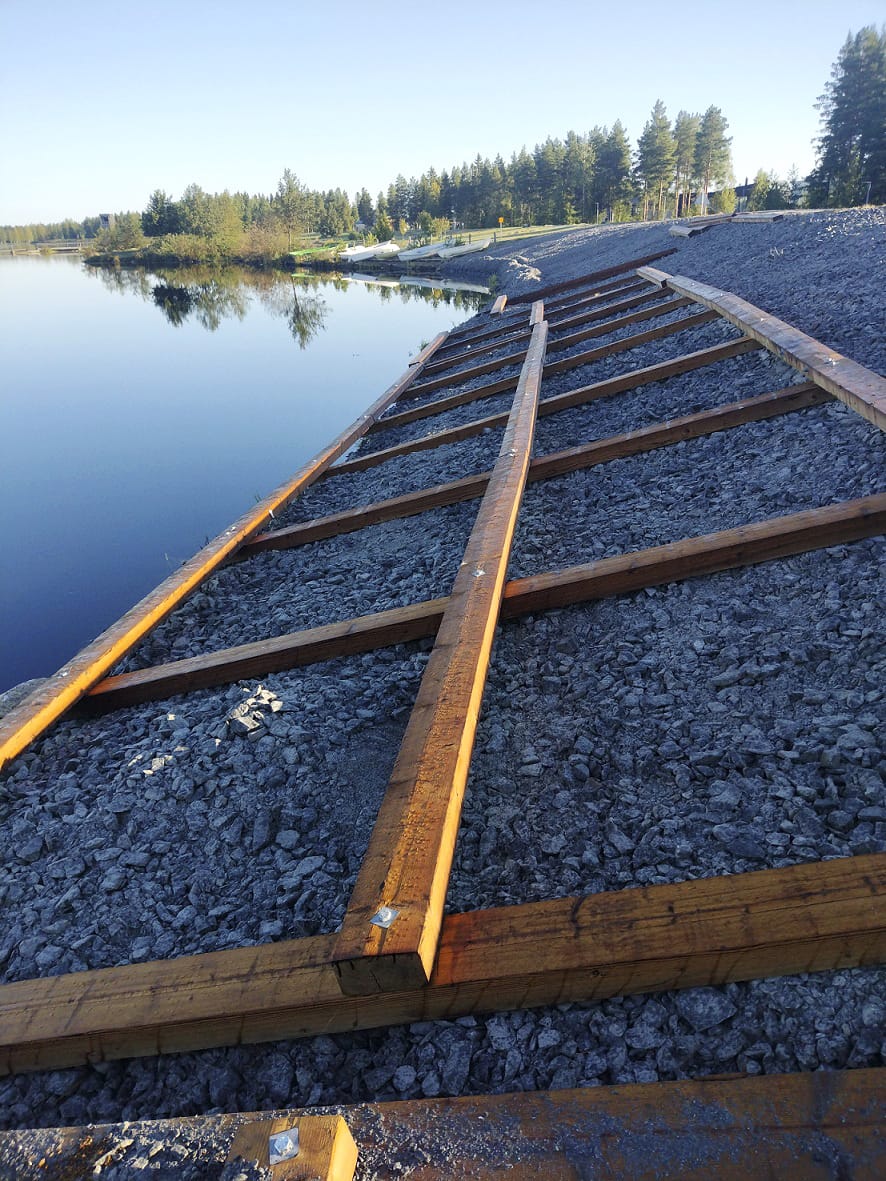 Uudet venepaikat Pruukiranta, valokuvaaja Hannu Salo