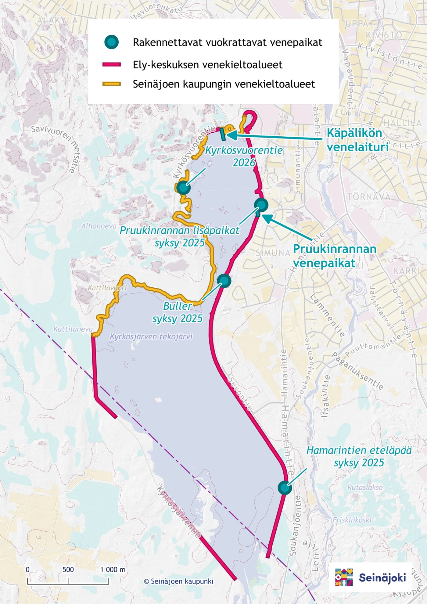Vuokrattavat venepaikat 2025