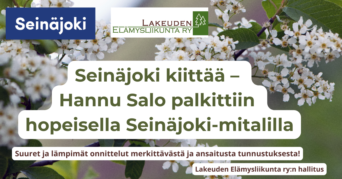 Seinäjoki-mitali Hannu Salolle